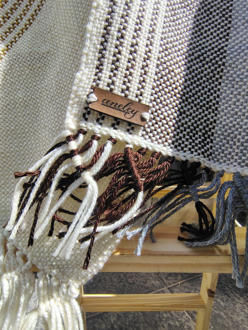 Pashminas Ollagua tejidas en telar artesanales